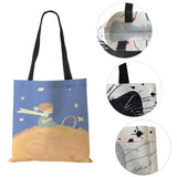 Cartoon Print Ladies Casual Handbag Tote Shopping Reusable Shoulder Bag Women