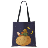 Cartoon Print Ladies Casual Handbag Tote Shopping Reusable Shoulder Bag Women