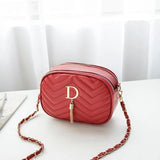 Casual Chain Bag Double Layer Single Shoulder Messenger Bags