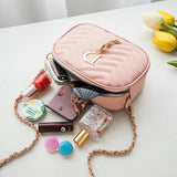 Casual Chain Bag Double Layer Single Shoulder Messenger Bags