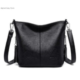 Casual Shoulder Bag Tote Bag Soft Leather Hand Crossbody Bags for Women