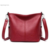 Casual Shoulder Bag Tote Bag Soft Leather Hand Crossbody Bags for Women