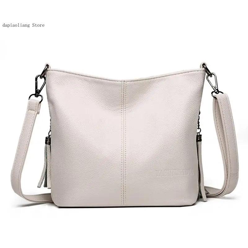 Casual Shoulder Bag Tote Bag Soft Leather Hand Crossbody Bags for Women