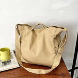 Casual Canvas Bag Large Capacity Shoulder Bag for Women Handbag Tote Bag