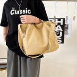 Casual Canvas Bag Large Capacity Shoulder Bag for Women Handbag Tote Bag