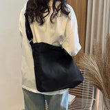 Casual Canvas Bag Large Capacity Shoulder Bag for Women Handbag Tote Bag
