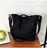 Casual Canvas Bag Large Capacity Shoulder Bag for Women Handbag Tote Bag