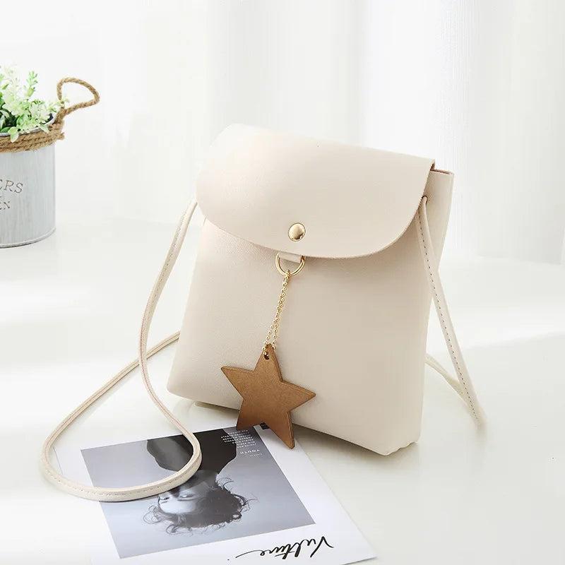 Casual Square Bag Mini Messenger PU Leather Shoulder Bag