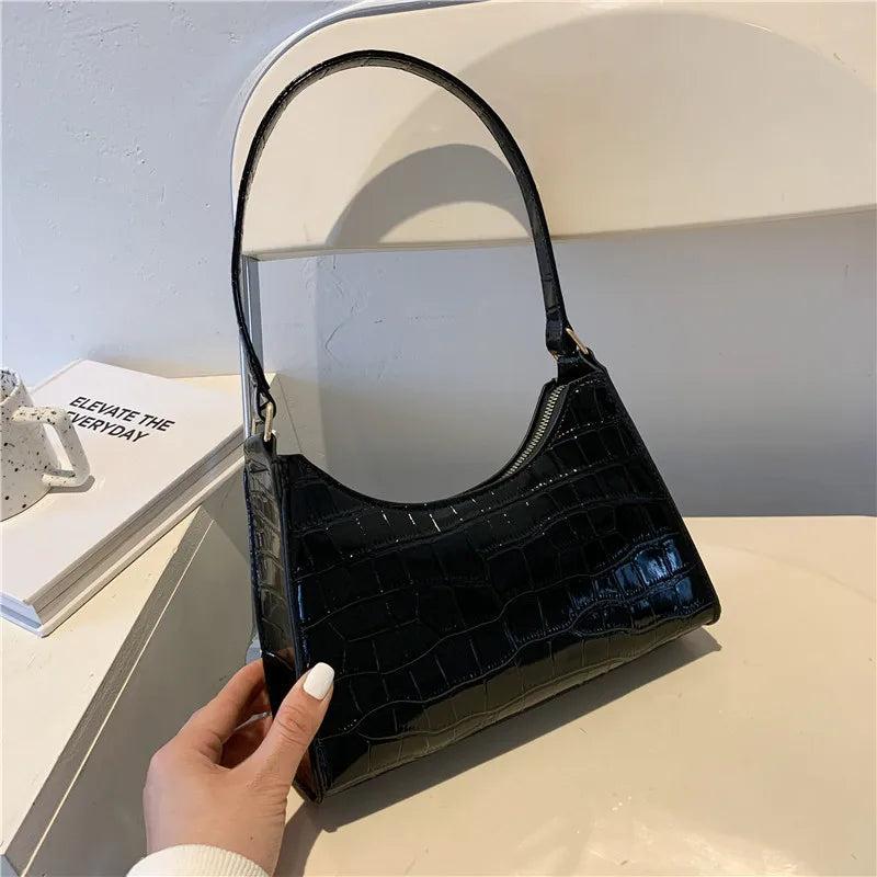 Casual Women Totes Shoulder Bags - Leather Chain Handbag