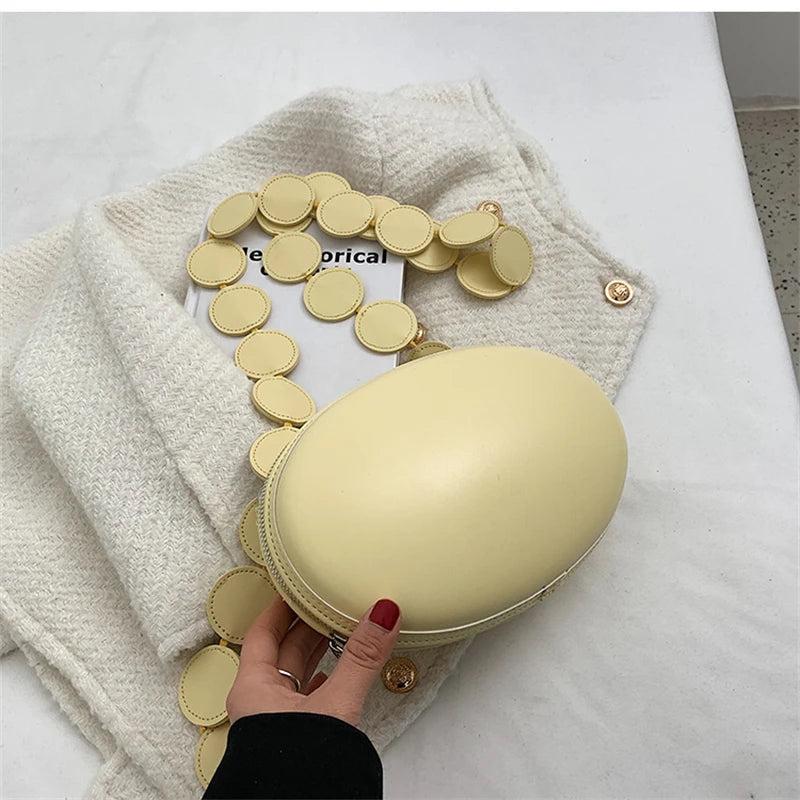 Casual One Shoulder Solid Pu Leather Bag