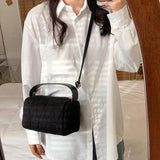 Bright Candy Canvas Clutche Purse Girl Messenger Bag