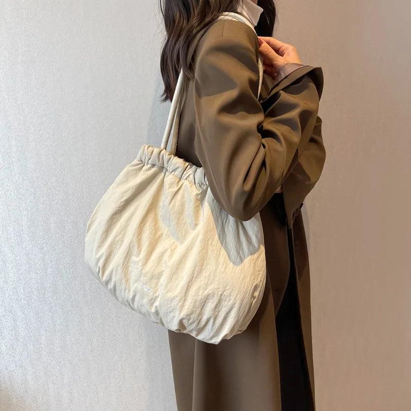 Casual Women's Shoulder Bag Large Capacity Quilted Tote Purse