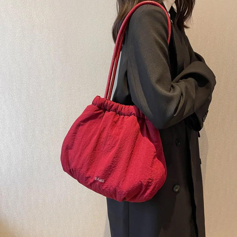 Casual Women's Shoulder Bag Large Capacity Quilted Tote Purse