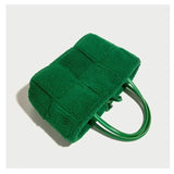 Casual Tote Bag Solid Shoulder Handbag High-Capacity Women Bag