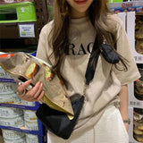 Casual Nylon Crossbody Handbags with Chain Strap 3 in 1 Satchels Bags for Women