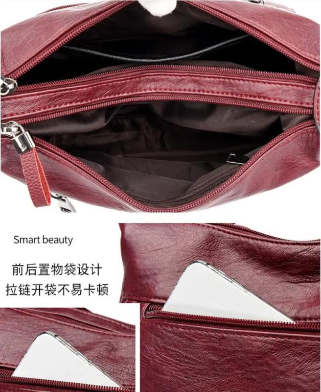 Casual Women Shoulder Crossbody Bag - Hot PU Leather Tote for Ladies