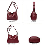 Casual Women Shoulder Crossbody Bag - Hot PU Leather Tote for Ladies