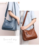 Casual Women Shoulder Crossbody Bag - Hot PU Leather Tote for Ladies