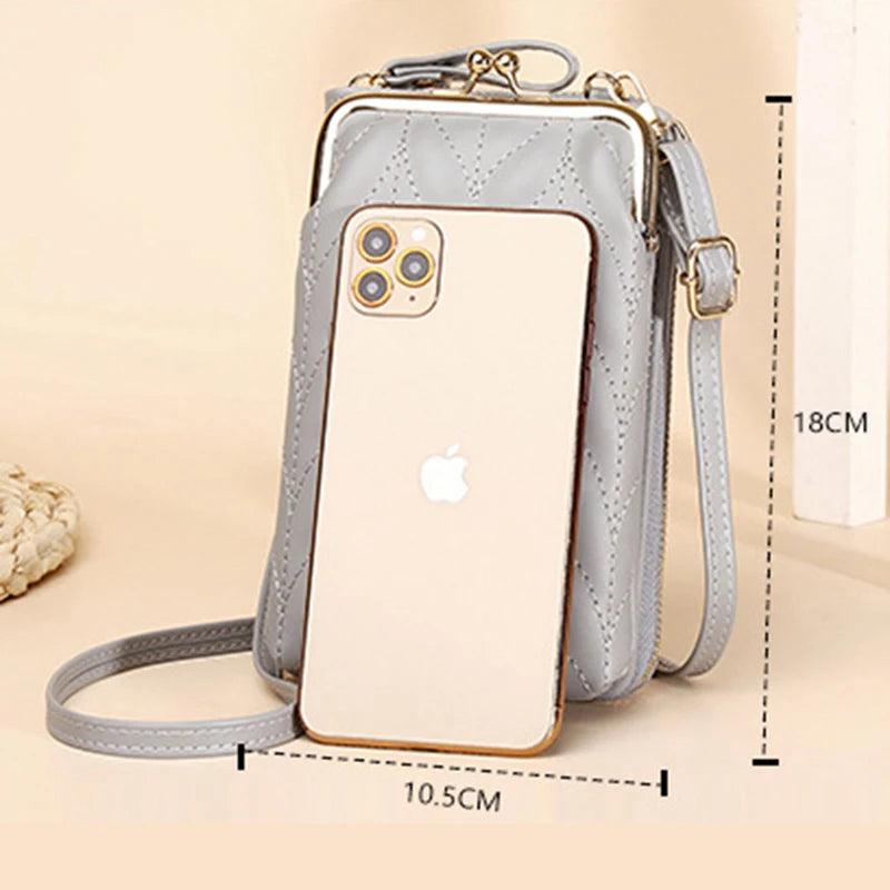Casual Mini Crossbody Bag for Women Girls Travel Small Mobile P