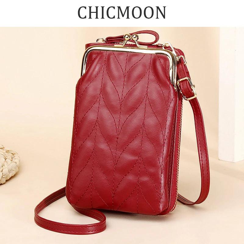 Casual Mini Crossbody Bag for Women Girls Travel Small Mobile P