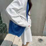 Casual Women Corduroy Shoulder Bags Female Eco Cloth Handbag Tote