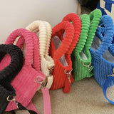 Casual Women Corduroy Shoulder Bags Female Eco Cloth Handbag Tote