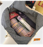 Cartoon Lamb Wool Tote Bag Large Capacity Handbags for Women Ladies