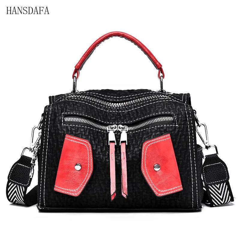 Casual Women Handbag Travel Shoulder Bag Soft Leather Female Crossbody Bag