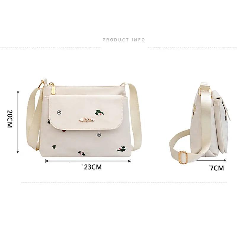 Casual Shoulder Bags Handbag Nylon Crossbody Bag Female Ladies Messenger Pack