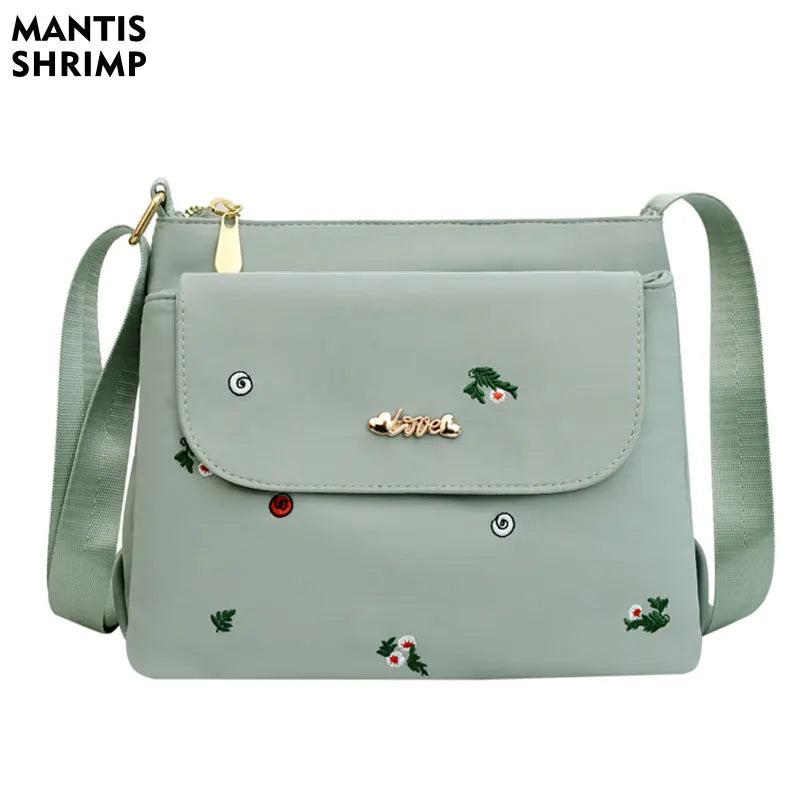 Casual Shoulder Bags Handbag Nylon Crossbody Bag Female Ladies Messenger Pack