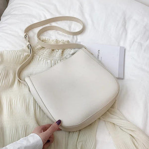 Casual Bucket Bag PU Leather High Women's Handbag Shoulder Messenger Bags