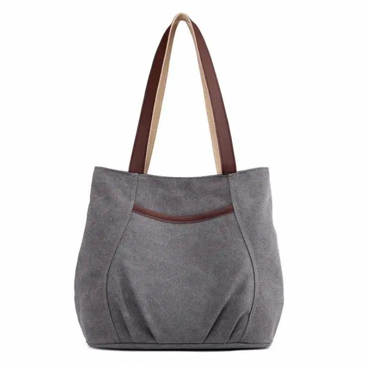 Casual Vintage Canvas Women Shoulder Bag Female HandBags Crossbody Bag