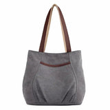 Casual Vintage Canvas Women Shoulder Bag Female HandBags Crossbody Bag