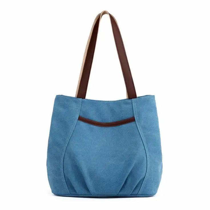 Casual Vintage Canvas Women Shoulder Bag Female HandBags Crossbody Bag