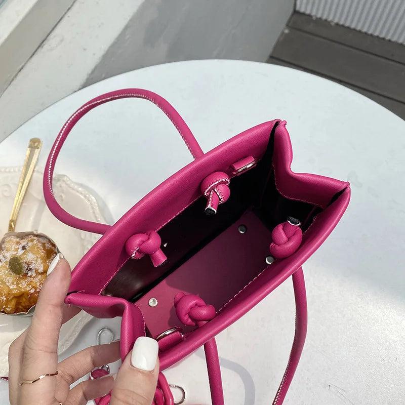 Bright Women Shoulder Crossbody Bag Acrylic Chain Composite Bag Large Handbag