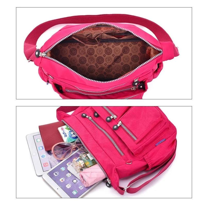 Women Casual Messenger Bags Waterproof Nylon Handbag Female Daily Shoulder Bag