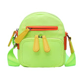 Casual Mini Square Bag Wide Belt Single Shoulder Crossbody Bag