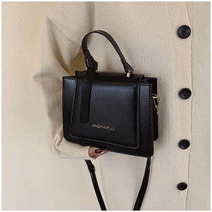 Brown PU Leather Crossbody Bag Women Arrival Casual Shoulder Handbags