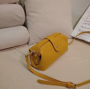 Casual Leather Shoulder Bags Vintage Doctor Clutch Crossbody Bag