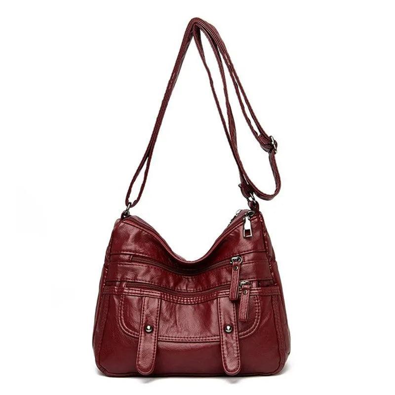 Casual Crossbody Handbag for Women Soft PU Leather