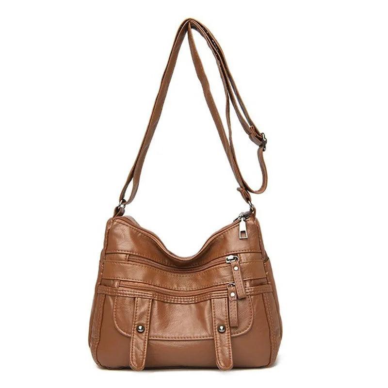 Casual Crossbody Handbag for Women Soft PU Leather
