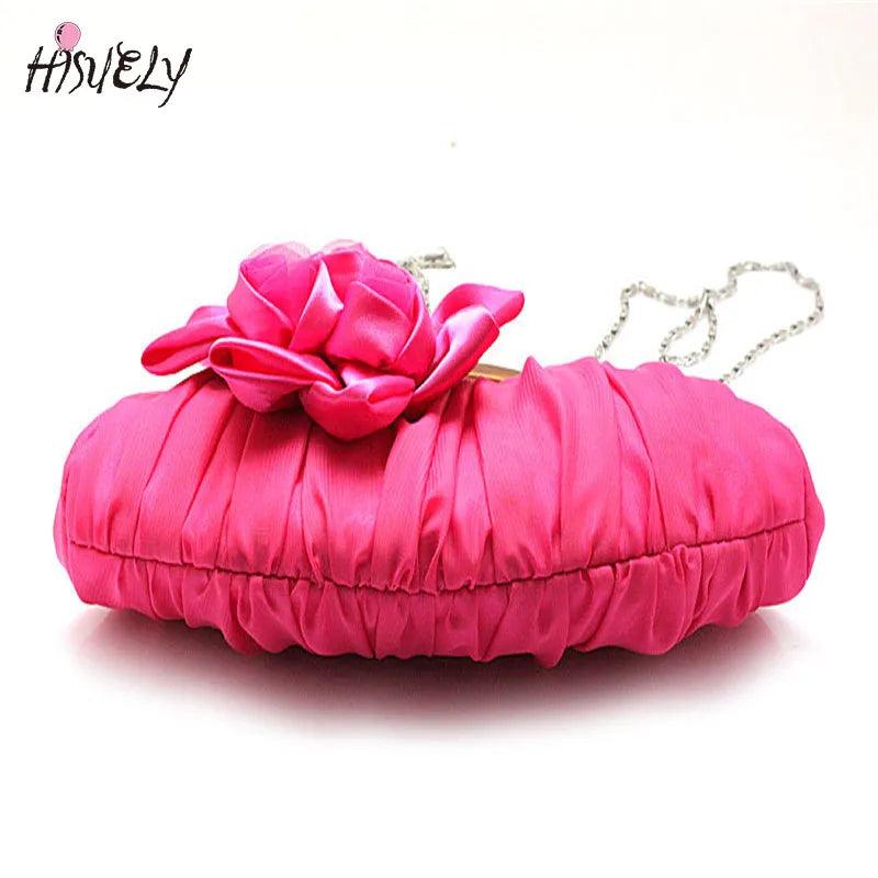 Bowknot Purse Handbag Evening Party Clutch Bag Wedding Prom Women WY10