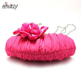 Bowknot Purse Handbag Evening Party Clutch Bag Wedding Prom Women WY10