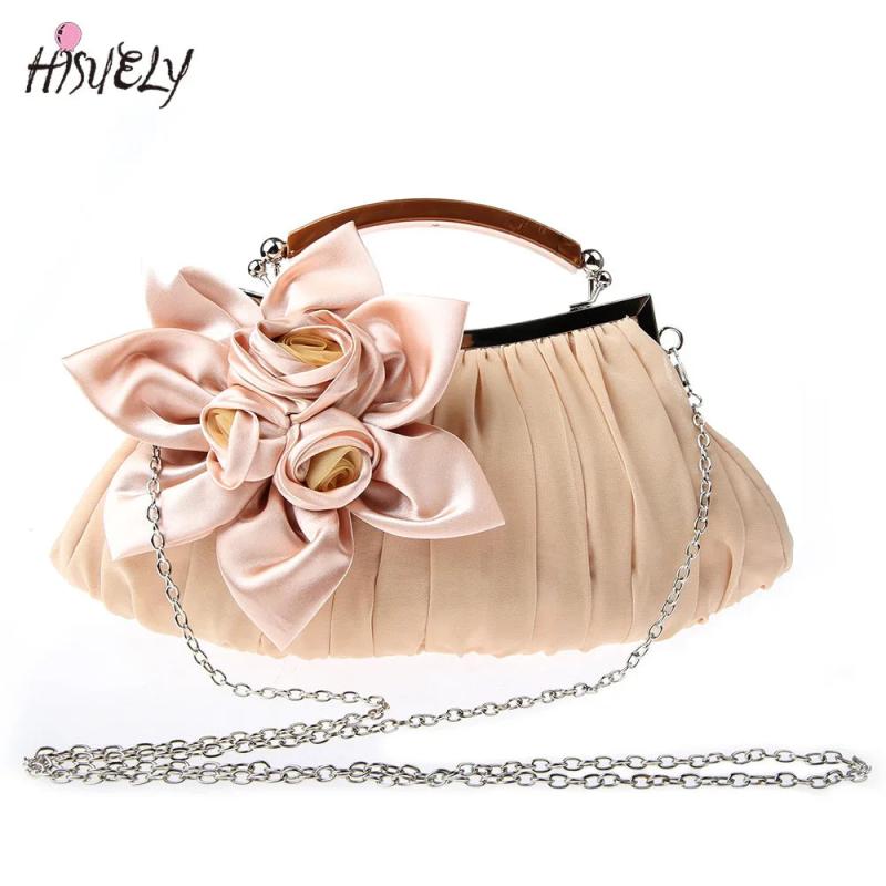 Bowknot Purse Handbag Evening Party Clutch Bag Wedding Prom Women WY10