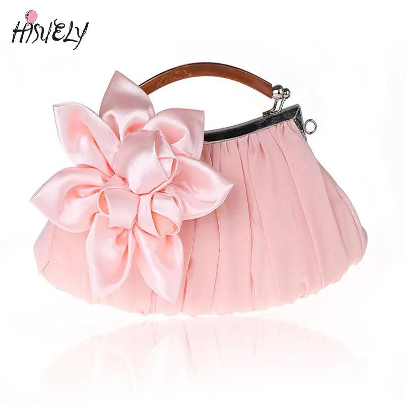 Bowknot Purse Handbag Evening Party Clutch Bag Wedding Prom Women WY10