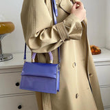 Bright Leather Small Clutch Bag Women's Shoulder Handbag