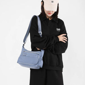 Casual Waterproof Nylon Crossbody Bag for Women