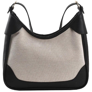 Canvas Shoulder Bag with Large Capacity