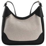 Canvas Shoulder Bag with Large Capacity
