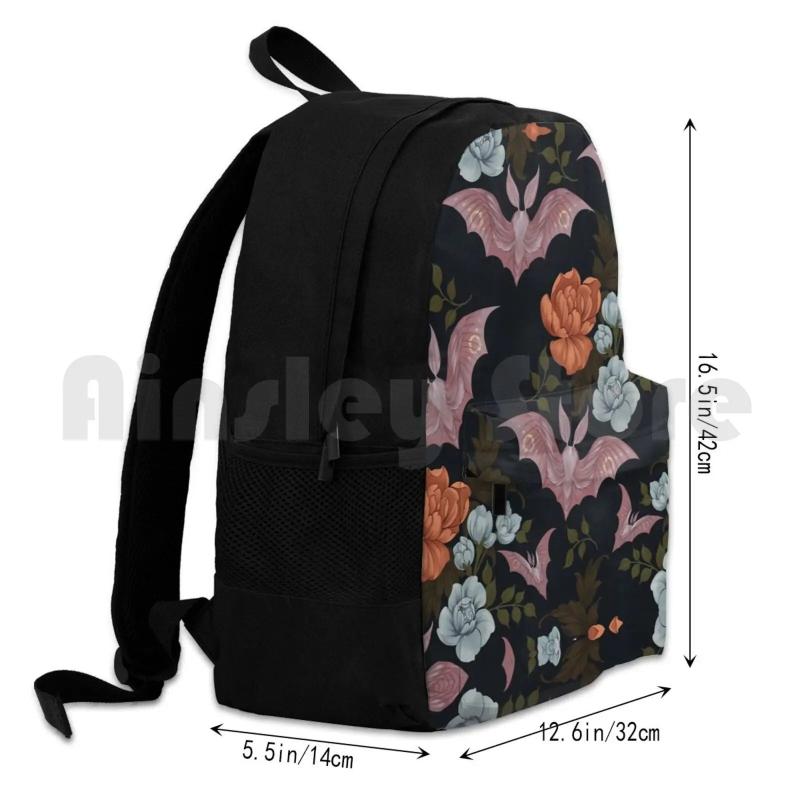 Botanical-Moths & Night Flowers Hiking Backpack